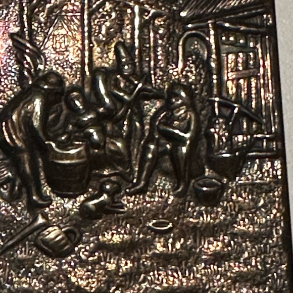 Vintage metal cigarette case - Picture 5 of 11